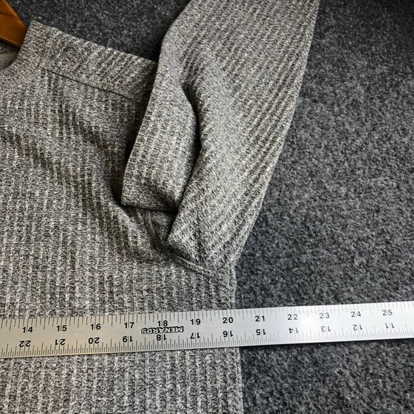 Next 1982 Henley Shirt Mens Small Gray Long Sleeve Textured Ribbed Stretch - Picture 5 of 9